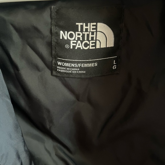 Women's Black Puffer Jacket with Faux Fur Hood - Picture 2 of 4